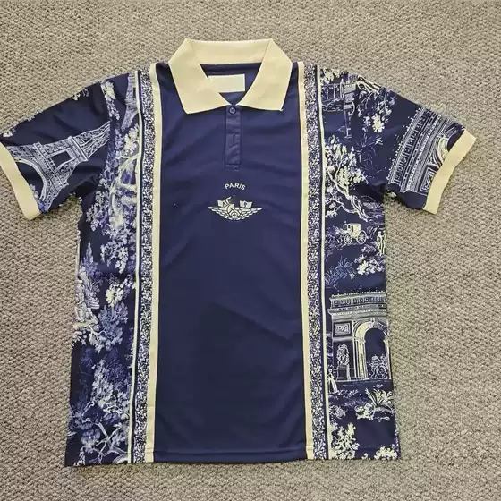 26-27 Paris Popular Fan Edition Jersey Wholesale Trade Polo Shirt Short-Sleeved Cross-Border Football Uniform