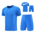 Nd09 colorful blue shorts suit