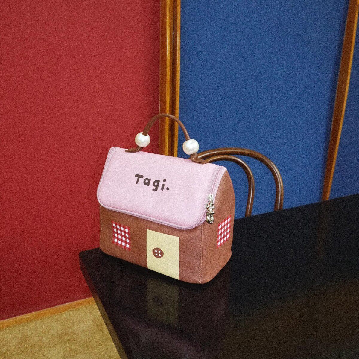 Tagi Cosmetic Bag Smart Little House Waterproof Cute Portable Handbag Wash Bag Large Capacity Storage Bag Women's Bag