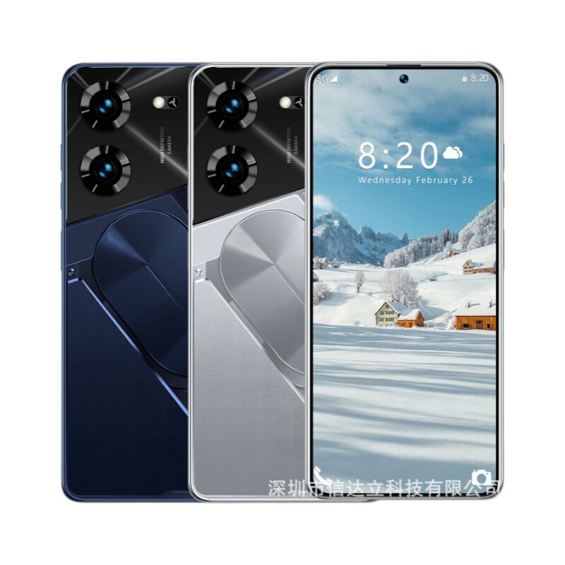 POVA5 Pro跨境KT外贸10.0安卓2+16G智能手机 7.3英寸现货低价代发