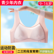 Bra for the Second and Third Stages of Adolescent Development, Sports Shock-Proof Vest, Breathable Student Underwear with Chest 
