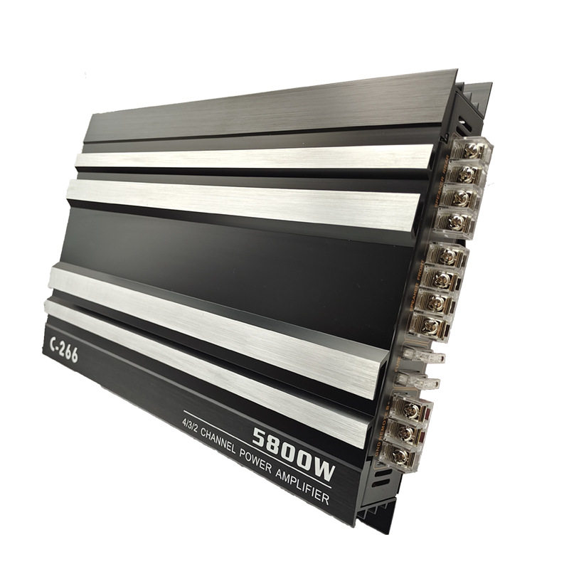 FaCtory Wholesale 12V Car Audio ModifiCation with Power Amplifier C-266 Four-way Four-Channel Car Amplifier