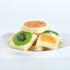 Mengqiyu Inner Mongolia Stuffed Cheese Milk Skin Double Cheese Block Solid Dairy Product Specialty Internet-Famous Food