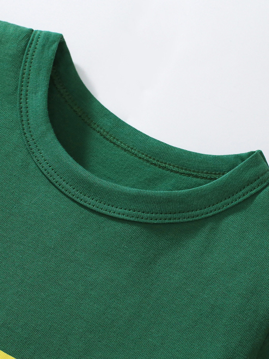 Factory Boys' Set Wholesale, Kids' Outfit, Summer Cartoon Animal Kids' Clothing