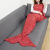 Genuine Mermaid Blanket Blanket Wool Knitted Fish Tail Blanket Air-conditioning Blanket Birthday Gift Christmas Gift M02