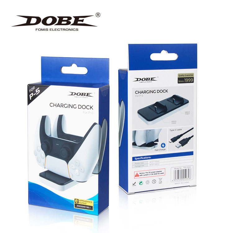 DOBE PS5 wireless handle double-seat charger wireless handle charger PS5 GamePad charging base