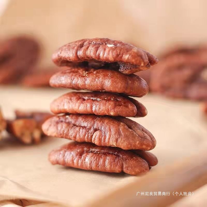Pecan Nuts Bagged Net Content Pecan Longevity Fruit Shelled and Unshelled Nuts Dried Fruit Roasted Seeds and Nuts Snack Factory Wholesale