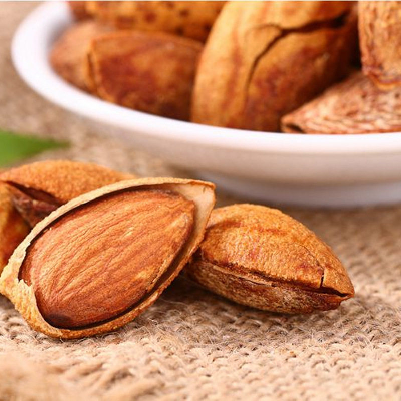 [Zhe Mi] Thin-Shelled Almonds 250g, Large Particles, a Must-Have Snack for Watching Dramas and Satisfying Cravings, Delicious and Crispy