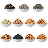 Snack Pack with Assorted Nuts: Sunflower Seeds, Paper-Wrapped Walnuts, Cashews, Macadamia Nuts, Pine Nuts, Pistachios, Almonds, and Pecans