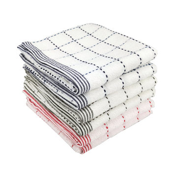 Home Kitchen Towel Absorbent Thickeneded Not Afraid of Heat Pure Cotton Hand Towel Cleaning Towel Placemat Napkin Dishwashing Soft