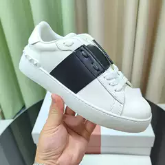 Foreign Trade V Family Casual Shoes sneaker Rivet White Shoes Leather Fashion Couple Shoes for Men and Women