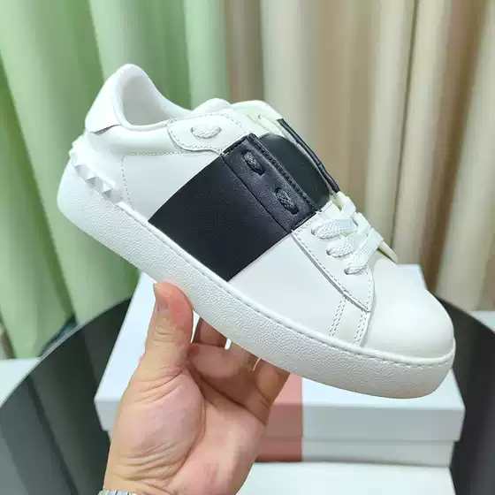 Foreign Trade V Family Casual Shoes sneaker Rivet White Shoes Leather Fashion Couple Shoes for Men and Women