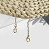 Double Lobster Clasp Diy Mini Wool Bag Chain Plush Toy Pendant Chain Handheld Crossbody Pearl Chain