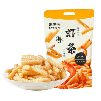 Laiyi shrimp strips 188g root crispy crisp and delicious net red gift bag snack delicious