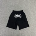 black and white shorts
