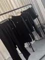 black trousers