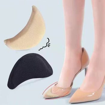 Sponge Toe Pads for High Heels, Anti-Slip Forefoot Pads for Men and Women, Thickened Anti-Pain Pads, Half-Size Pads for Pressure Relief