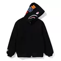 (black shark jacket terry)
