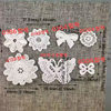 Factory direct lace handmade DIY clothing accessories hairband hairpin accessories bow flower embroidery cotton