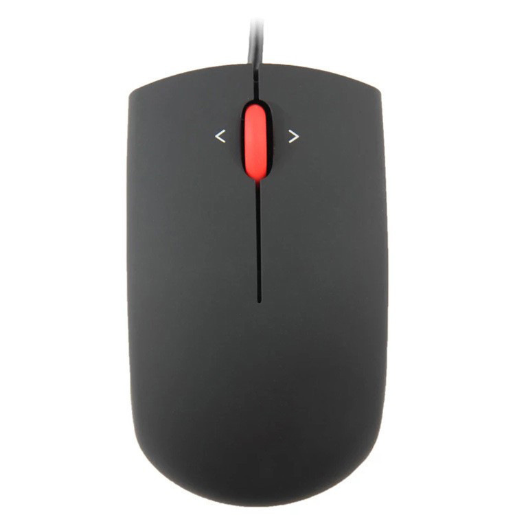 适用于lenovo大红点有线鼠标办公家用电脑配件M120pro红点设计