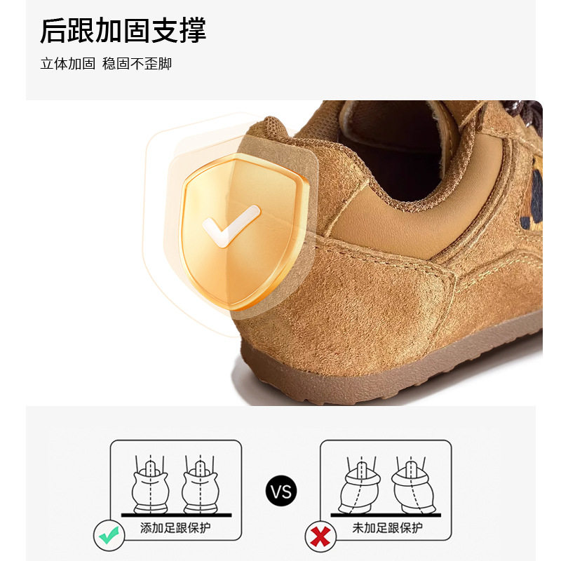 Girls' Shoes 2025 Autumn Leopard Print Children's Sneakers Soft Sole Sports Shoes for Girls and Boys, Forrest Gump Shoes, Baby Training Shoes