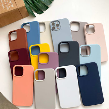 Apple 16 Mobile Phone Case Liquid Silicone iPhone15promax Lens Full Coverage 14 Drop-Resistant 13 Solid Color Protective Case