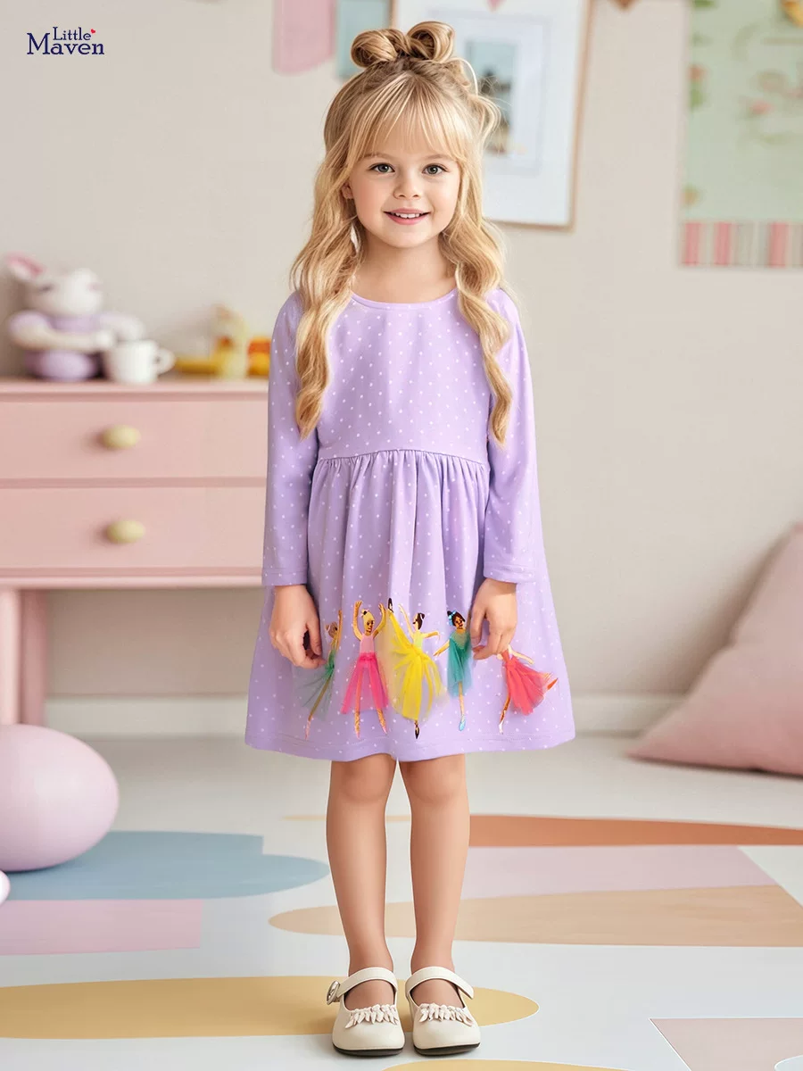 New Kids' Dress, Autumn [Style] Girls' Dress, Baby Cotton Dress