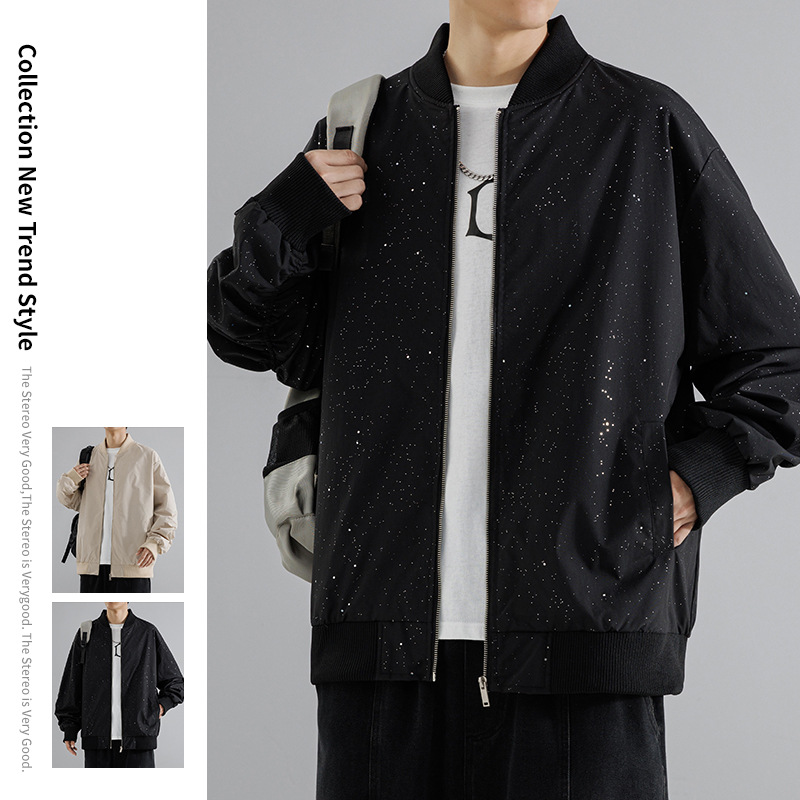 Áo Khoác Nam Chống Nước Hàng Mùa Xuân Thu Đông Phục Cổ Cổ Điển