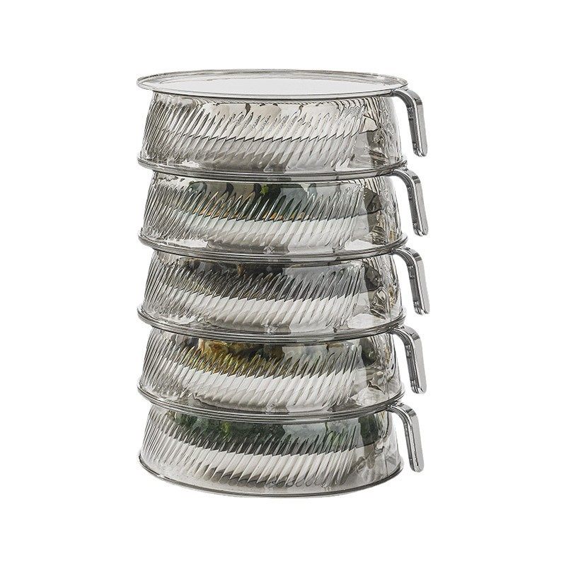 Multi-functional Heat Preservation Vegetable Cover Leftover Leftover Heat Preservation Storage Vegetable Cover Household Transparent Dust-proof and Mosquito-proof Food Cover