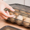 Egg Box Refrigerator Storage Box Refrigerated Frozen Food Storage Box Household Egg Rack Egg Tray 15 Crisper Box