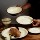 Керамическая посуда в стиле ретро в европейском стиле, высококачественная посуда, домашние миски для риса, блюда западной кухни, с тиснением и небольшими изъянами mini 0