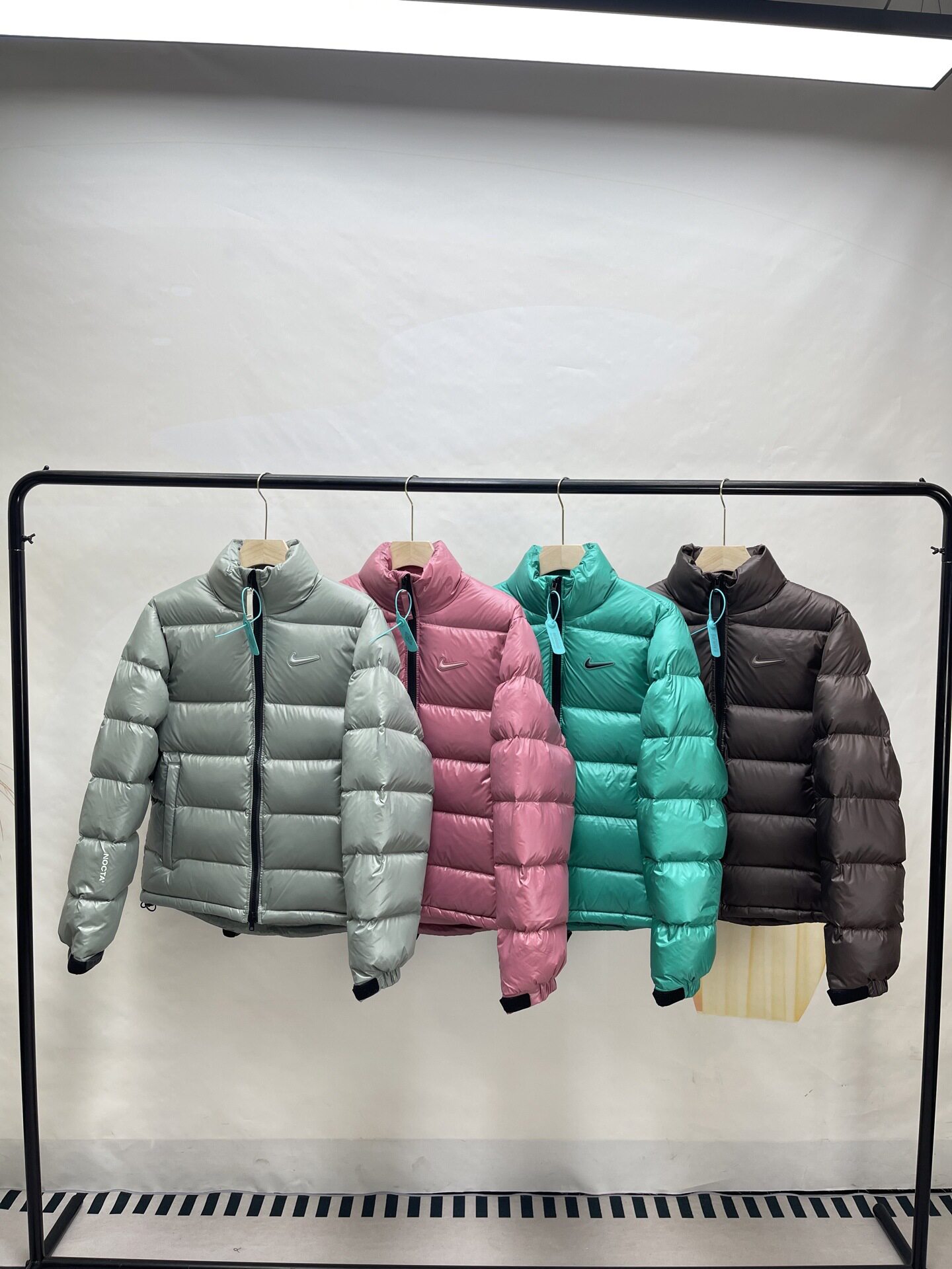 Nocta Public Duck Series Collaboration 25Ss Winter Printed Logo Casual Stand Collar Warm down Jacket Couple Style