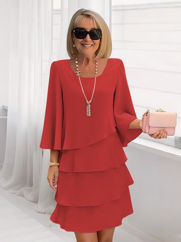 Fashionable Womens Cake Dress Loose Fit Round Neck Spring Summer Style Perfect for Casual Occasions Wholesale