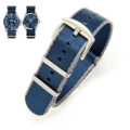 2-color gray blue steel buckle