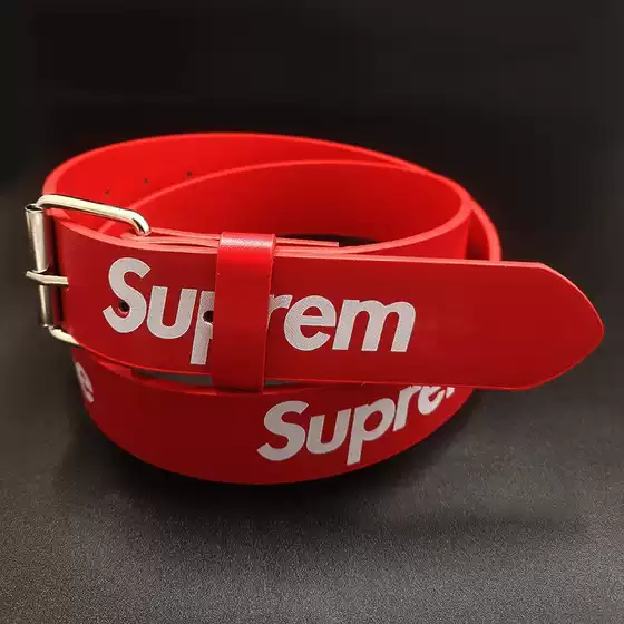 New Super Letter Belt Unisex Fashionable Versatile Trendy Leather Belt Simple Style Direct Sale from Manufacturer Hot Item