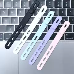 5-pack silicone cable organizer data cable storage cable tie power cord winder strap Cord Organizer