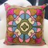 Haona Household Products Ethnic Embroidered Pillow Cover Sofa Cover Flower Wholesale Order Cushion Without Core