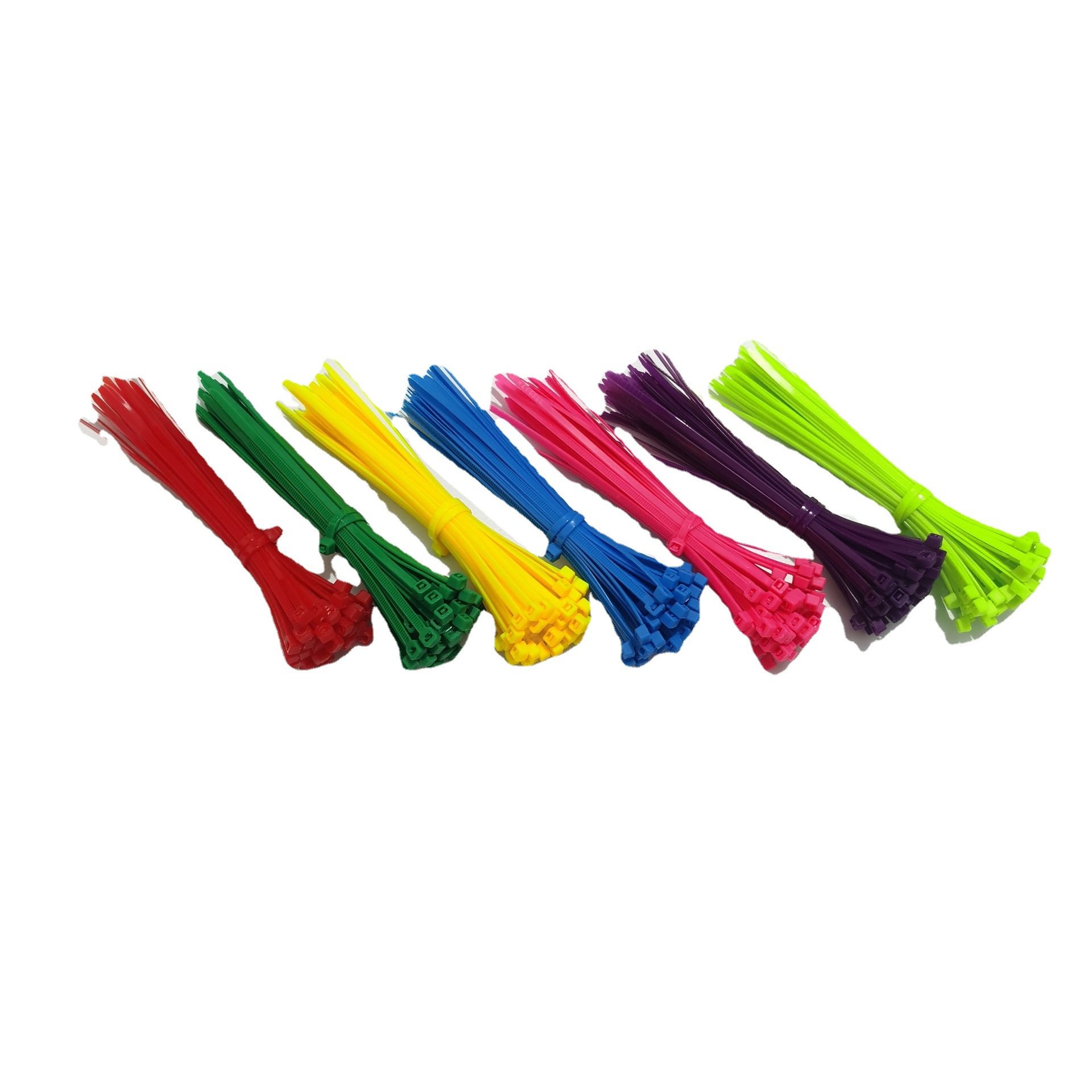Manufacturer Wholesale Spot Plastic Nylon Cable Ties White Cable Ties 3*100 Black Green 3*150 Binding Belts