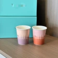 Pink gradient to cup