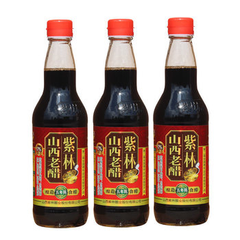 Purple Lin Three-Year-Aged Five-Year-Aged Shanxi Pickled Garlic Dipped in Dumpling Vinegar Brewed Vinegar One-Year-Aged Vinegar