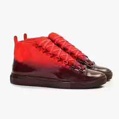 In-Stock 25 Autumn/Winter New High-Top Casual Shoes with Color-Blocking, Fashionable and Trendy, Versatile Couple Style, Street-Style High-Top Sneakers