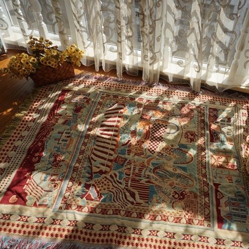 Cross-Border Foreign Trade New Product Double-Sided Jacquard Knitted Personalized Thread Blanket Sofa Towel Cover Blanket Shawl