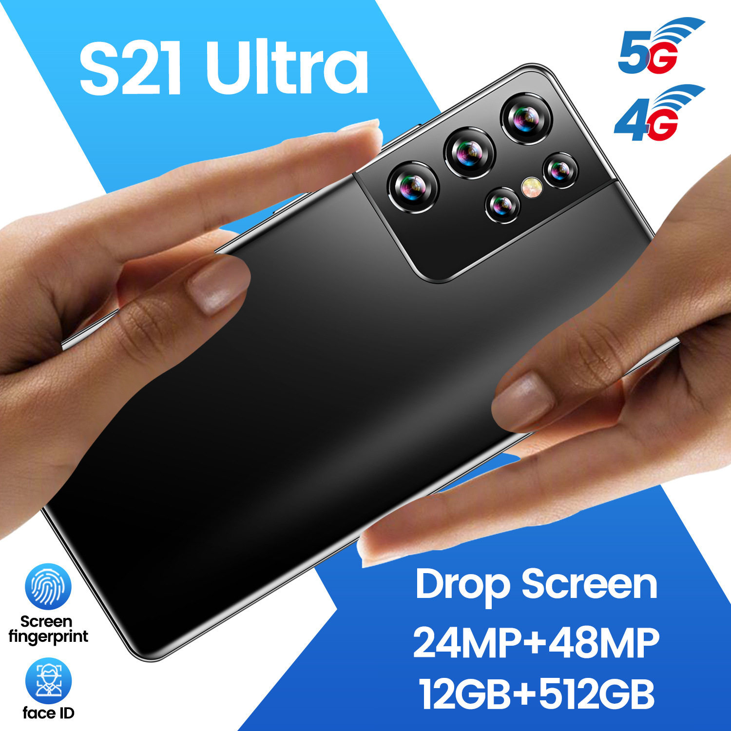 S21ultra跨境6.5英寸安卓智能手机 1+4G低价外贸手机工厂现货代发