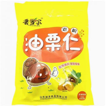 Lidangjia Oil Chestnut Kernels 500g Cooked Ready-To-Eat Chestnut Kernels Vacuum Small Packaging No Additives Baby Zero Jiehong