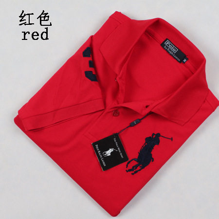 814# Ralph Lauren Lapel Short Sleeve T-shirt Casual Men's Foreign Trade Malaysia Polo Shirt Summer Short Sleeve Foreign Trade Supply