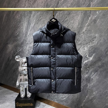 Chrome Hearts New Autumn and Winter Cross Dark Pattern Casual Series Warm and Cold-Proof down for Men and Women