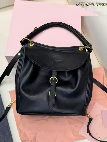 2026 New Model Belt Buckle Handbag, Trendy Retro Style Saddle Bag for Women, Woven Handle Shoulder Bag, Textured Motorcycle Bag