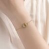 Geometric Ring Bracelet Fashion 2024 New Chinese Bird's Nest Hollow Niche Design Bracelet for Girlfriend Gift