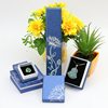 Jewelry Box, Ring and Bracelet Box, Lid with Lotus Design, Jewelry Packaging Gift Box, Chinese Style Jewelry Box