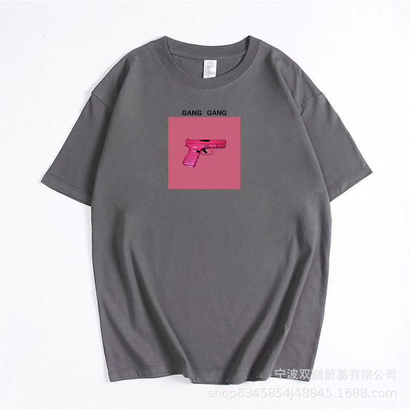 Womens Summer Graphic T Shirt Loose Fit Round Neck 100 Cotton Versatile Style Casual Wear Wholesale Available